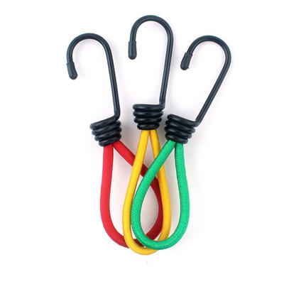 

3pcs Outdoor Camping Tent Elastic Rope Buckle Hook Fixed Bundle Straps