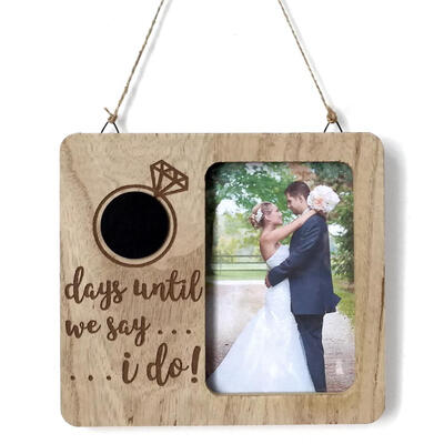 

Wooden Retro Picture Frame Wedding Countdown Love Photo Hanging Ornaments