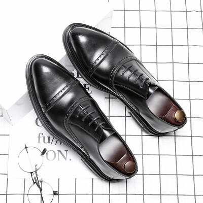 

Pointed scalp shoes mens new Bullock mens shoes trend British casual business youth shoes leather