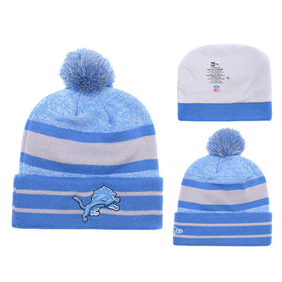 

NFL Football League Lions Detroit Lions New Era New York Knitted Wool Baseball Cap