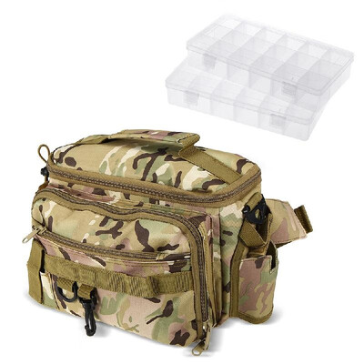

Multi-functional Fishing Bag Fishing Tackle Bag Sling Tackle Bag Fishing Waist Pack Tackle Bag with Boxes