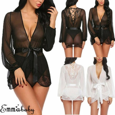 

Sexy Ladies Lingerie Sleepwear Women Babydoll G-string Underwear Night Dress