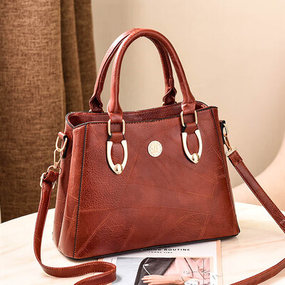 

2019 spring new European&American big bag shoulder bag simple handbag diagonal bag fashion handbag