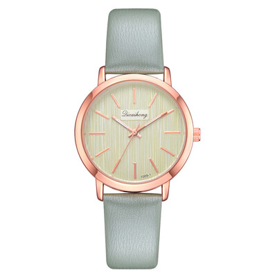 

Korean fashion casual retro PU watch AliExpress trend alloy female student temperament quartz watch