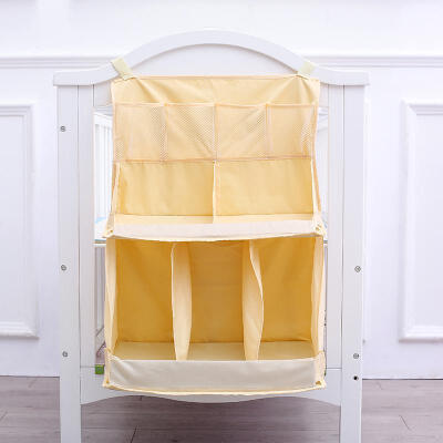 

Greensen Baby Crib Hanging Storage Bag Organizer for Diapers Toys Tissue Nursing Bottle