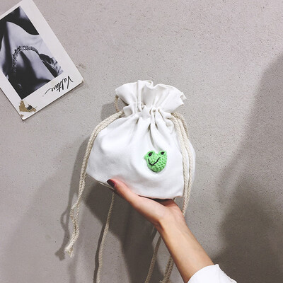 

Tailored Fashion Womens Canvas Drawstring Travel Shoulder Bag Messenger Bag