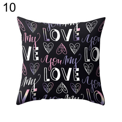 

Sweet Love You Heart Pillow Case Cushion Cover Sofa Bed Car Cafe Office Decor
