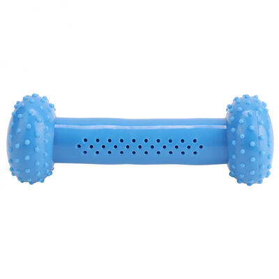 

Greensen TPR Summer Pet Cooling Bite Chew Toy Funny Water Feeder Barbell Fetch Training Frozen Toy