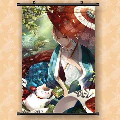 

Natsume Yuujinchou Wall Scroll Poster 24x16 inch Anime No Fading Fabric Hanging Painting for Home Decor Style 01