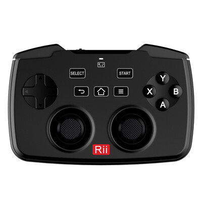 

Rii RK707 24GHz Wireless Game Controller Keyboard Mouse Combo with Touchpad White Backlit Turbo Vibration Function
