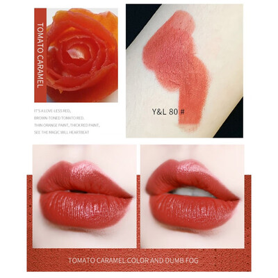 

Bow Lipstick Mirror Velvet Matte 6 Color Waterproof Long-lasting Lips Beauty Makeup Cosmetic