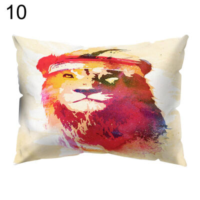 

Tiger Maple Leaf Throw Pillow Protector Case Cushion Cover Sofa Bedding Articles