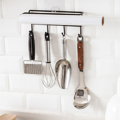 

〖Follure〗Punch-Free Coat Wall Hanging Bathroom Hook Hanger Hook Free Punching Rack