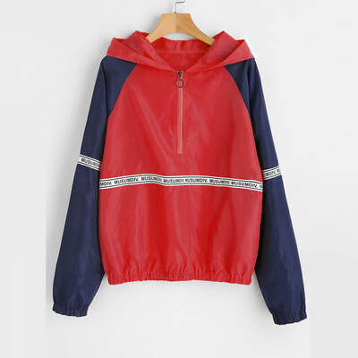 

Starmoon Women Long Sleeve Letter Print Casual Hooded Sweatshirt Top Blouse