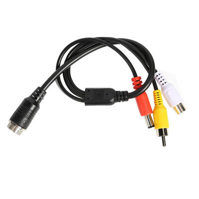 

4Pin Aviation Head Male Plug to RCA Female RCA Male DC Male Cable Adapter