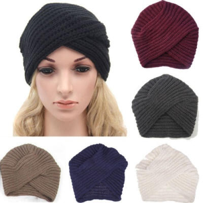 

Hot Women Ladies Beret Winter Warm Baggy Beanie Knit Crochet Hat Slouch Ski Cap