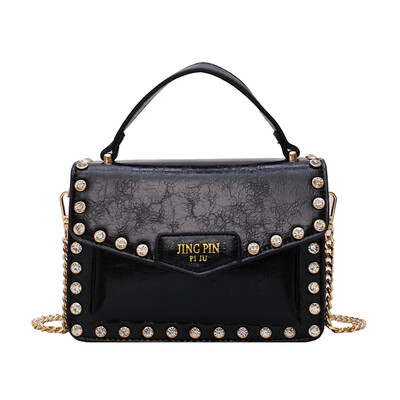 

Fashion girlfriends small bag female 2019 new personality stone pattern small square bag tide Europe&America wild shoulder bag