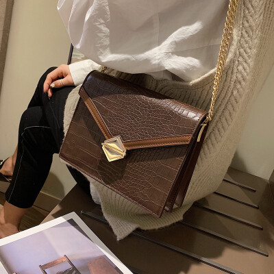 

Net red texture small bag female 2019 new Korean fashion single shoulder small square bag ins wild chain Messenger bag