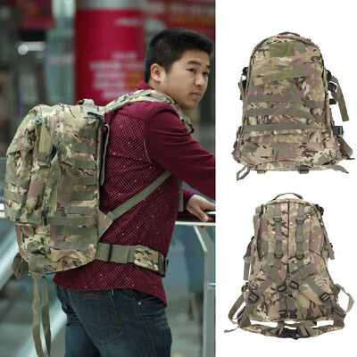 

Outdoor Molle Military Tactical Backpack Rucksack Camping Traveling Hiking Trekking Bag 40L