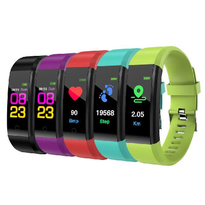 

Sports Smart Watch Fitness Smart Bracelet Blood Pressure Heart Rate Sleeping Monitor Distance Calories Step Counter Message Call R