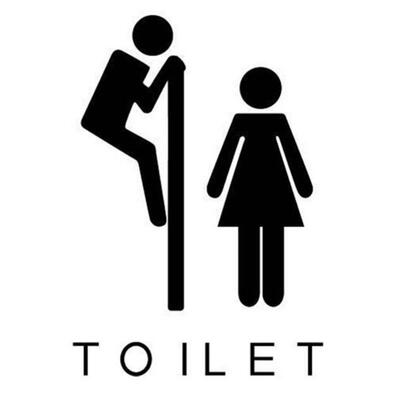 

Greensen Novel Washroom Bathroom Sticker Fashionable Decorative Decal Home Modern Sticker Bathroom Sticker