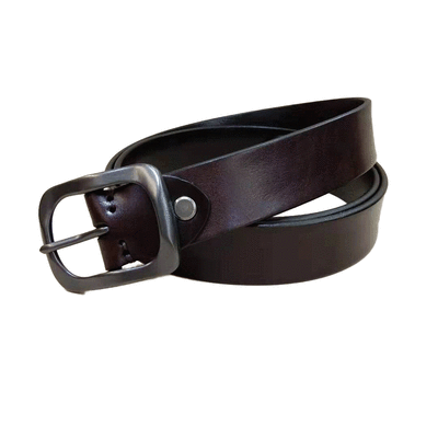

35 wide unisex top layer cowhide Japanese buckle belt with casual jeans strap