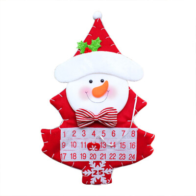 

Siaonvr Christmas Calendar Fabric Advent Countdown Santa Claus Calendar Christmas Decor