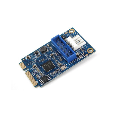 

MINI PCI-E to USB30 Adapter Card Mini PCIE to 20Pin19Pin Expansion Card