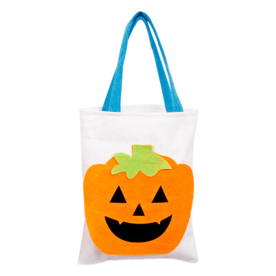 

Toponeto Pumpkin Lantern Canvas Tote Bag Women Large Shopper Carry Pouch Halloween Gifts