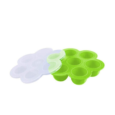

Flower 7 Grid Kids Baby Food Freezer Silicone Egg Mold Tray Storage Container