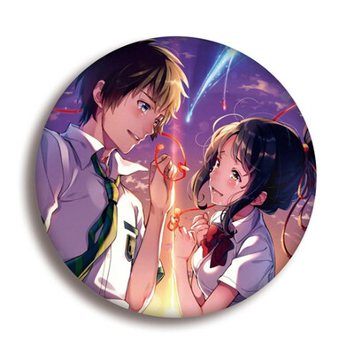 

Your Name Animation Around Cartoon Brooch Pin Pins Badge Accessories For Clothes Backpack Decoration Best Gift for Anime Fans Gift