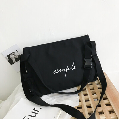 

Tailored Women Fashion Canvas Letter Coin Purse Shoulder Messenger Casual Bags