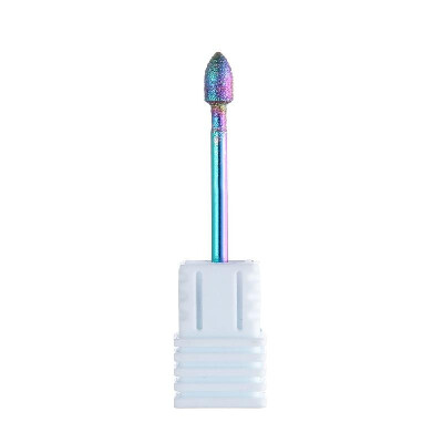 

Diamond Nail Drill Bit Rainbow Coating Tungsten Carbide Burrs Nail Cutter for Cuticle Manicure Drill Machine Nail Files