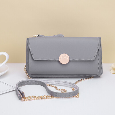 

Tailored Women Mobile Wallet Large Capacity Long Clutch Bag Zipper Diagonal Shoulder Bag