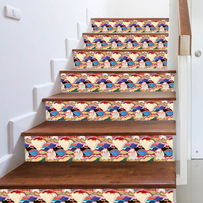 

〖Follure〗3D Simulation Stair Stickers Waterproof Wall Stickers DIY Home Decor