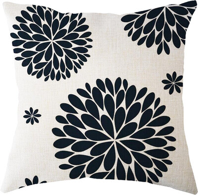 

〖Follure〗Leaf Linen Cushion Cover Throw Pillow Case Sofa Home Decor