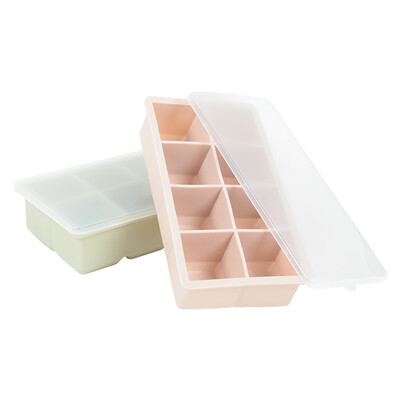 

Larger 8 Grid Silicone Ice Cube Tray Set