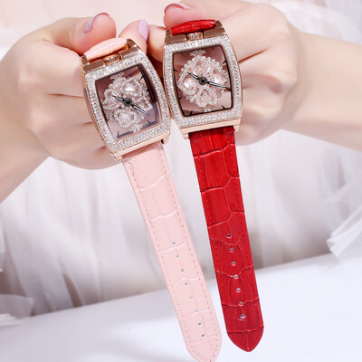 

Steel belt watch ladies simple cold wind waterproof student national watch gift wave