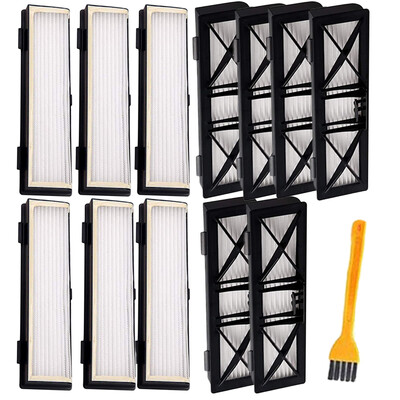 

12pcs Filters Brush Vacuum Cleaners Kit For Neato Botvac DD75 D80 D85 Series