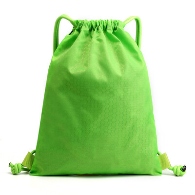 

Customized bundle pocket rope pulling shoulder bag for men&women portable folding waterproof simple outdoor travel fitness Bac