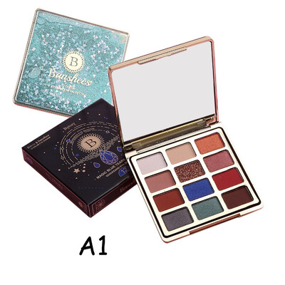 

12 Color Glitter Eyeshadow Palette Pressed Shimmer Matte Eye Shadow MakeUp Long Lasting Eye Palette For Beauty Cosmetics