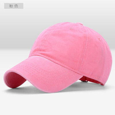 

SUNSIOM Denim Hat Baseball Cap Washed Style Plain Adjustable Blank Dad Caps Hats