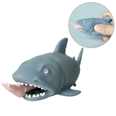 

Rubber Man Eating Shark Squeeze Toy