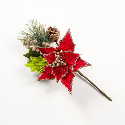 

Christmas Tree Decoration Supplies Simulation Pine Cone Flower Arrangement Gift