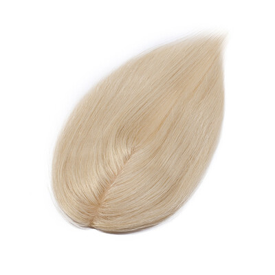 

Hair Toppers for Women Human Hair 100 Remy One Piece Clip in Toppers Extension Straight Real Mono Hair Piece for Thinning Hair