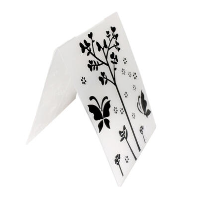 

Plastic Flower Embossing Template DIY Cake Fondant Decor Baking Mold Tool