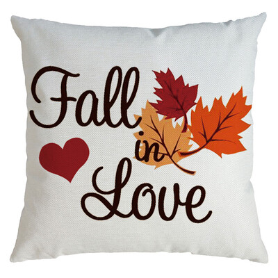 

〖Follure〗Thanksgiving Pillow Cover Pillowcases Decorative Home Decoration45x45cm