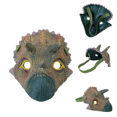 

Tailored Cosplay Dinosaur Face Overhead Latex Costume Prop Scary Mask Toy