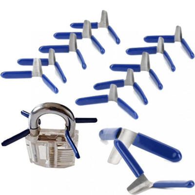 

10pcs Padlock Shim Picks Set Lock Pick Accessories Set Tools Lock Home Tools