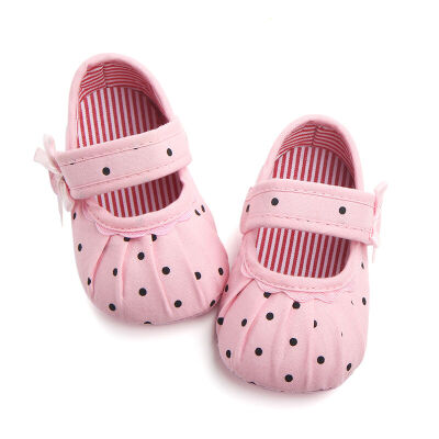 

Newborn Baby Girl Soft Sole Canvas Crib Shoes Anti-slip Sneaker Prewalker 0-18M